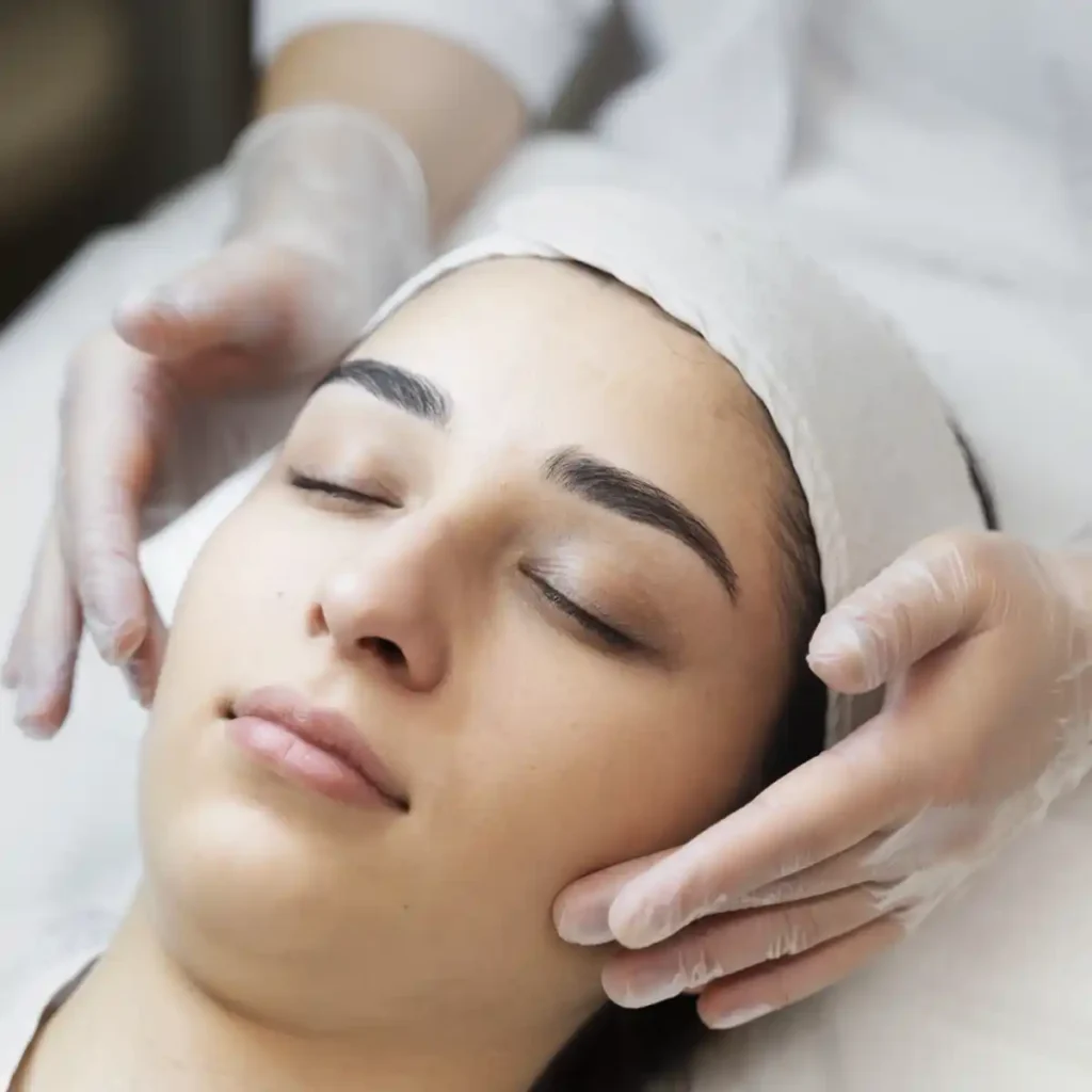 getting anti-wrinkle treatment