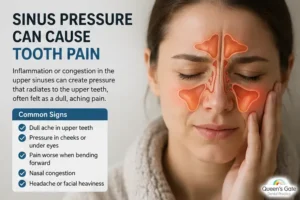 sinus pressure points and tooth pain